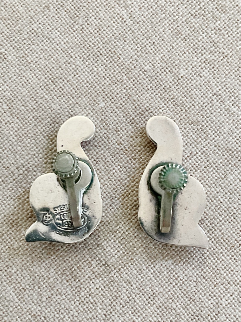 Vintage Gerardo López Taxco Sterling 925 Screw Back Earrings Eagle 26 - Picture 5 of 9